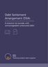 Debt Settlement Arrangement (DSA)