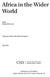Africa in the Wider World