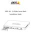 AXIS 291 1U Video Server Rack Installation Guide