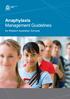 Anaphylaxis Management Guidelines. for Western Australian Schools