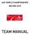 IAAF WORLD CHAMPIONSHIPS BEIJING 2015 TEAM MANUAL