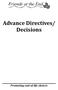 Advance Directives/ Decisions