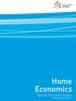 Home Economics. Key Stage 3 Non Statutory Guidance for Home Economics