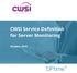 CWSI Service Definition for Server Monitoring