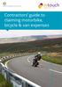 ebrief for freelancers and contractors Contractors guide to claiming motorbike, bicycle & van expenses