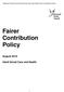 Fairer Contribution Policy