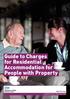 Guide to Charges for Residential Accommodation for People with Property