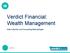 Verdict Financial: Wealth Management. Data Collection and Forecasting Methodologies