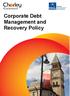 Corporate Debt Management and Recovery Policy