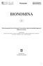 Monograph BIONOMINA. The International Code of Zoological Nomenclature must be drastically improved before it is too late