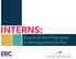 INTERNS: Trends & Best Practices in Management & Pay