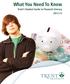 What You Need To Know. Trent s Student Guide to Financial Literacy 2012-13