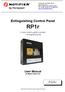 RP1r. Extinguishing Control Panel. User Manual (Software version 3.x) 3 zone control panel to protect 1 extinguishing risk