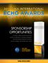 Why Sponsor the International ECHO Awards