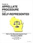 Guide to APPELLATE PROCEDURE for the SELF-REPRESENTED
