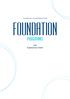 foundation programs and Explanatory Guide