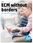 Brochure. ECM without borders. HP Enterprise Content Management (ECM)