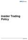 Insider Trading Policy