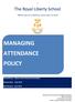 MANAGING ATTENDANCE POLICY