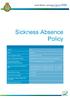 Sickness Absence Policy
