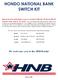 We welcome you to the HNB Family!
