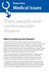 Trans people and cardiovascular disease. What is Cardiovascular Disease?