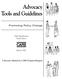 Advocacy Tools and Guidelines