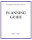 P IEDMONT H IGH S CHOOL PLANNING GUIDE