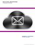 Email as a Service - Microsoft Exchange G-Cloud Service Definition