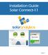 Installation Guide Solar Connect-11