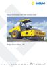 Robust technology with low running costs. Single drum rollers -40