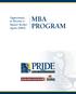 MBA PROGRAM. Opportunity to Become a Master Broker Agent (MBA) PMS 2955 and PMS 122 PROGRAM MARKETING ADMINISTRATOR FOR