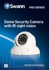 Dome Security Camera with IR night vision