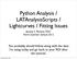 Python Analysis / LATAnalysisScripts / Lightcurves / Fitting Issues