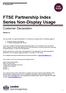 FTSE Partnership Index Series Non-Display Usage