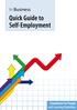 In Business. Quick Guide to Self-Employment