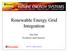 Renewable Energy Grid Integration