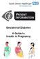 Gestational Diabetes. A Guide to Insulin in Pregnancy