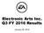 Electronic Arts Inc. Q3 FY 2016 Results. January 28, 2016