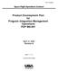 Product Development Plan for Program Integration Management Operations PDP MS-001