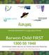 Human Services. Department of. Barwon Child First is a partnership between. Barwon Child First