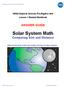 Solar System Math Comparing Size and Distance