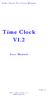 Time Clock V1.2 User Manual. Time Clock V1.2. User Manual. Page 1. www.avea.cc