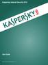 Kaspersky Internet Security 2012 User Guide