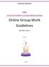 Online Group-Work Guidelines
