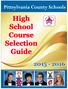 High School Course Selection Guide