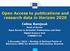 Open Access to publications and research data in Horizon 2020
