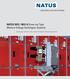 NATUS NES / NES-H Draw-out Type Medium Voltage Switchgear Systems. Safe energy distribution that meets the highest industrial requirements