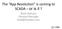 The App Revolution is coming to SCADA or is it? Brad Harkavy General Manager brad@livedata.com