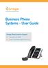 Business Phone Systems - User Guide Vonage Phone Systems Support